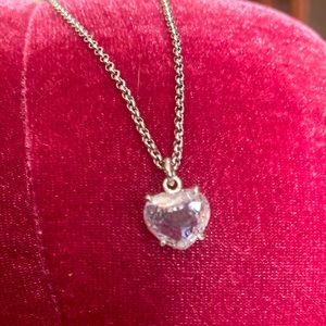 Juicy Couture Crown Engraved CZ Necklace